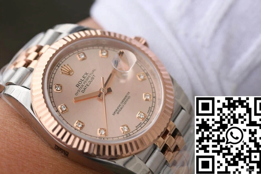 Sundust Rolex Factory Rose M126331-0008 Dial EW Datejust Gold 1218